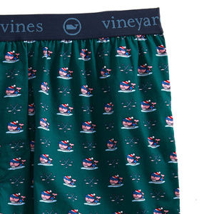 Mens Vineyard Vines Printed Boxer Shorts-Green-New